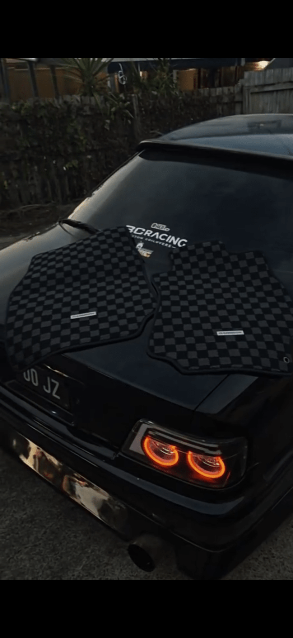 Toyota Chaser JZX100 Premium Checker Floor Mats