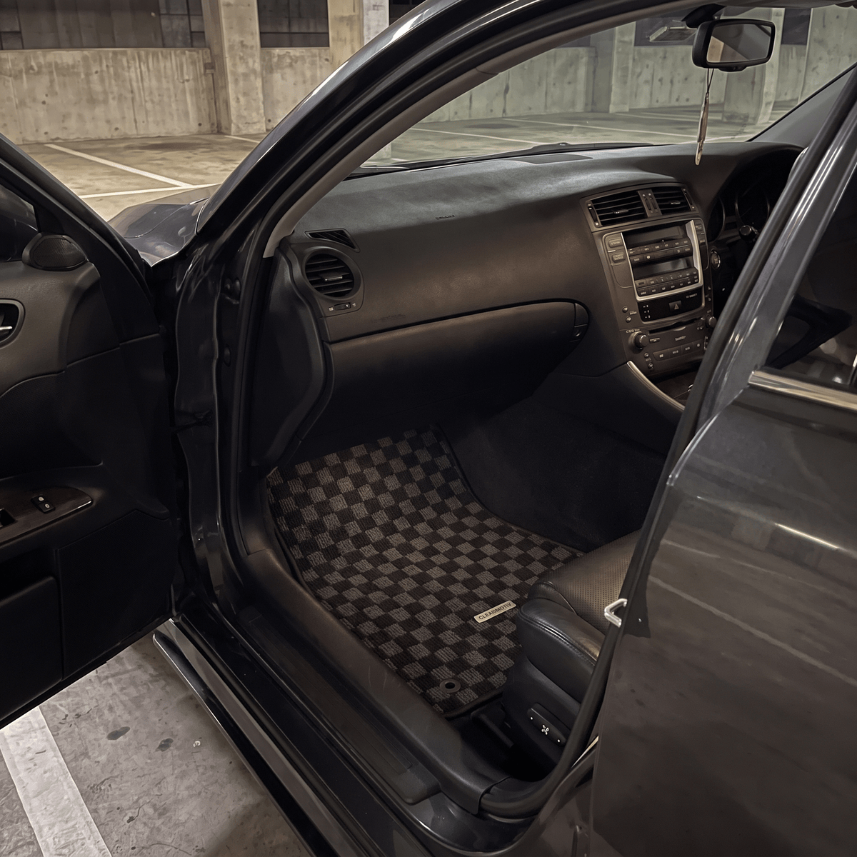 Lexus IS250 Premium Checker Floor Mats - CLEARMOTIV