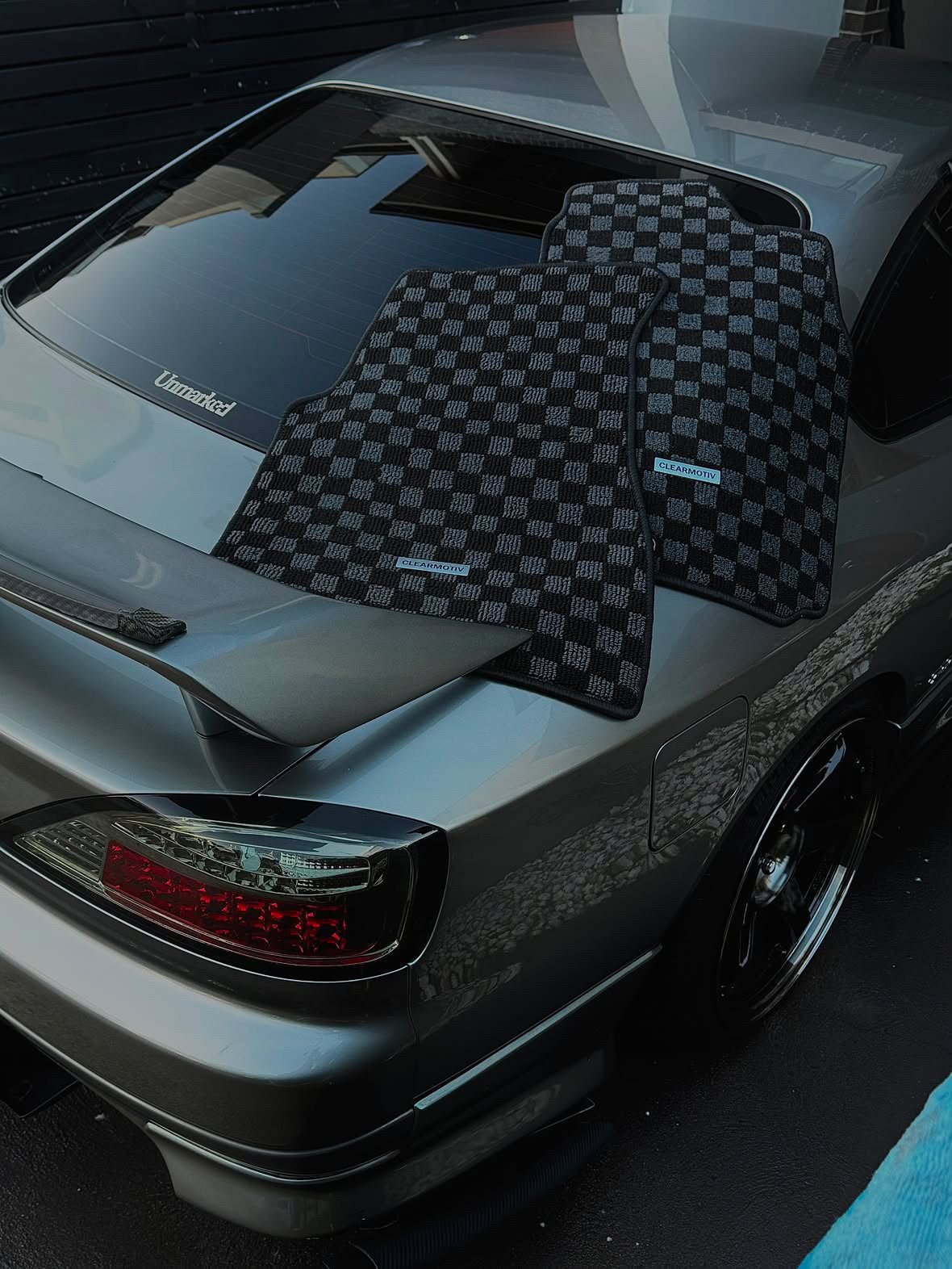Nissan Silvia S15 / S14 Premium Checker Floor Mats - CLEARMOTIV